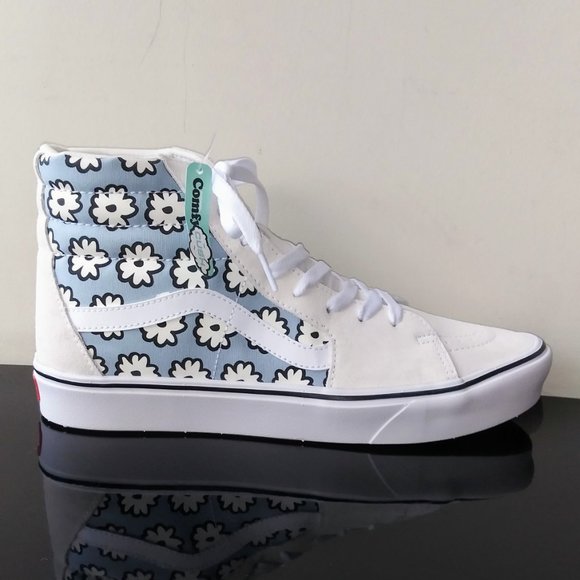 Vans Men\'s ComfyCush Sk8-Hi Leather Suede / Canvas Sneaker main image 9